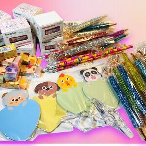 2 Scoop Kawaii Mystery Box 40 + item Gift Box- Beautiful & Fun Kawaii Stationary